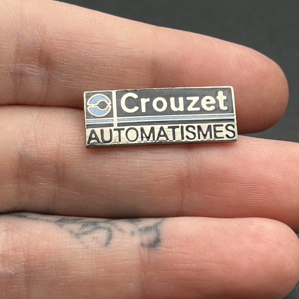 Crouzet Automatismes Lapel Hat Pin